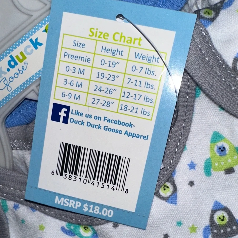Adorable Monsters Inc. Bib and Bodysuit Set - Gray‎ and Blue